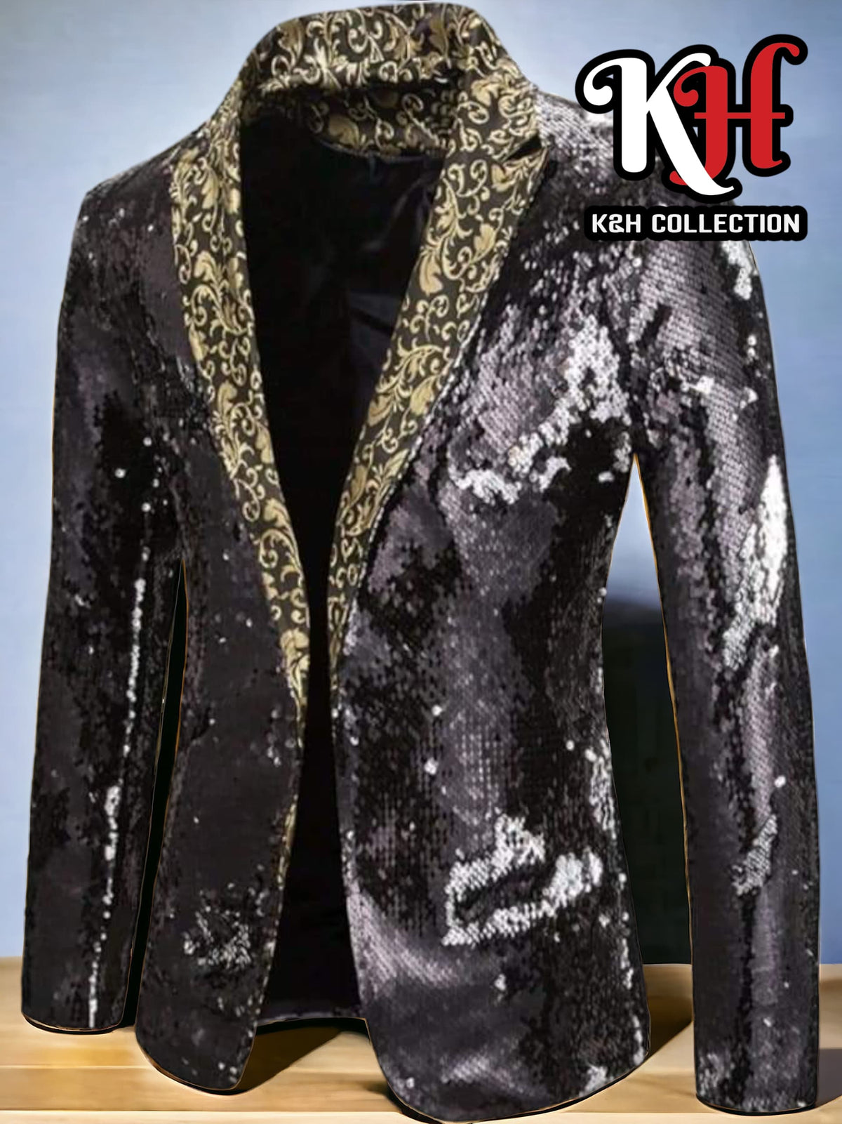 Sequin Blazer Blinking