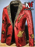 Sequin Blazer Blinking