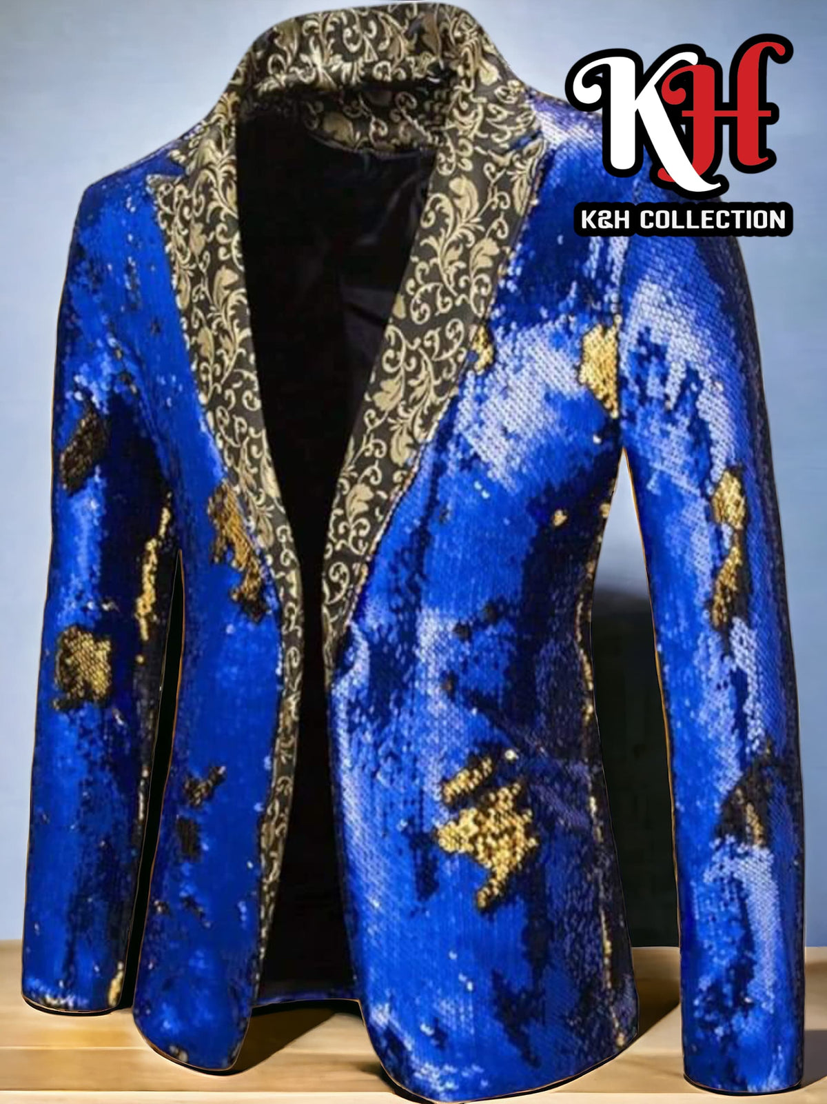 Sequin Blazer Blinking