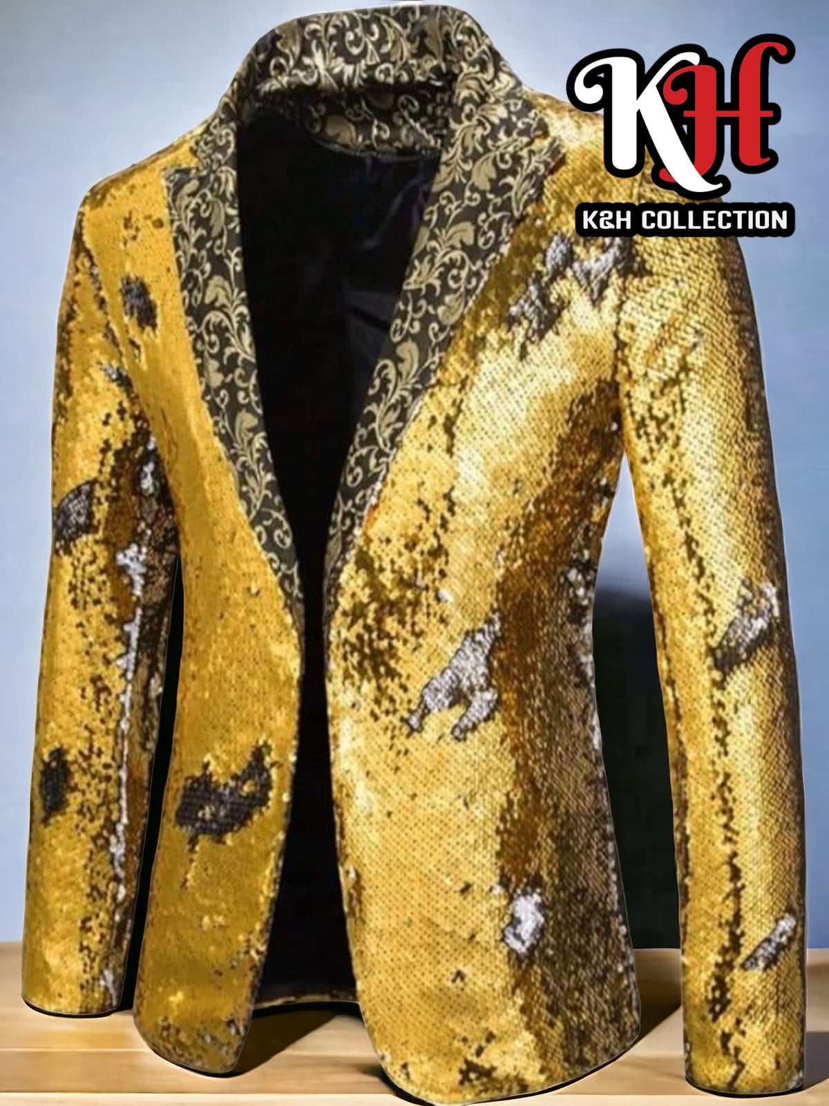 Sequin Blazer Blinking