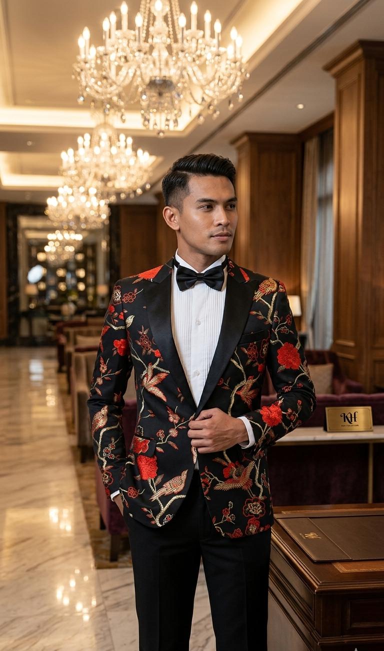 Floral Tuxedo